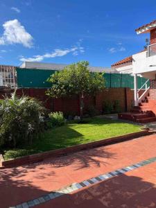 Bygningen som feriehuset ligger i