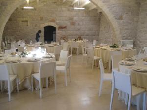 Restoran või mõni muu söögikoht majutusasutuses Masseria Torre Di Nebbia