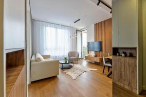 TV a/nebo společenská místnost v ubytování Zlatibor Lux Apartman - Terra 49 + 69 fotografií