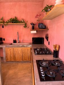 Η κουζίνα ή μικρή κουζίνα στο Amplitude Coliving