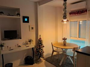 Et tv og/eller underholdning på Beachfront studio