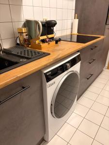 Kuchyň nebo kuchyňský kout v ubytování Comfort Apartment Chemnitz