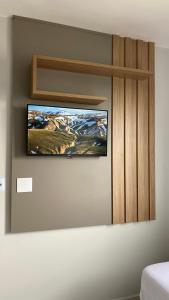 Et tv og/eller underholdning på Apartamento Campinas ao lado Puc 2