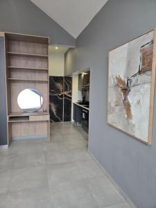 Kuchyň nebo kuchyňský kout v ubytování iThusi stream