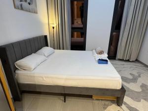 Ένα ή περισσότερα κρεβάτια σε δωμάτιο στο Mamsha