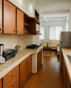 Køkken eller tekøkken på Tu refugio tropical en Morrocoy + 8 billeder