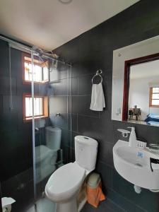 Koupelna v ubytování Casa Bertha + 22 fotografií