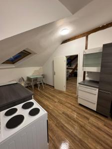 Kuchyň nebo kuchyňský kout v ubytování Monteurwohnung Neustadt an der Weinstraße