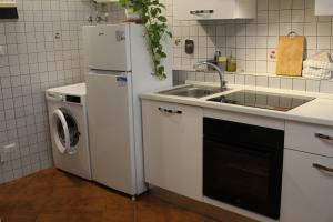 Kuchyň nebo kuchyňský kout v ubytování La Piccola Taverna