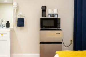 Kuchyň nebo kuchyňský kout v ubytování RENU on Tremont