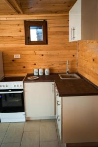 Køkken eller tekøkken på Holiday Home Krupac Lake + 8 billeder