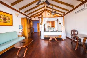 Χώρος καθιστικού στο Hopkins Bay Belize a Muy'Ono Resort