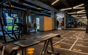 Fitnesscentret og/eller fitnessfaciliteterne på Loft Vista Panorámica Bogotá