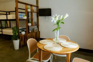 TV a/nebo společenská místnost v ubytování Itzá Loft