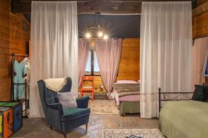 Χώρος καθιστικού στο Casa Museo Colombo