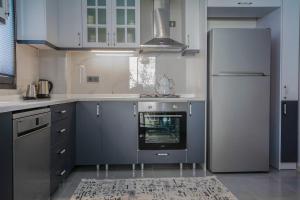 Køkken eller tekøkken på Villa Rengin Datça Stone House