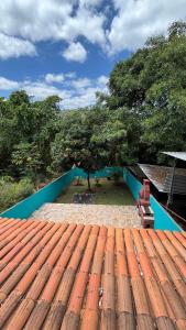 vista dal tetto di una casa di Residencial Filhos da Lua a Lençóis