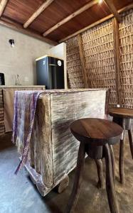 Η κουζίνα ή μικρή κουζίνα στο OccA Pipa - Cabana PicaPau