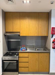 Η κουζίνα ή μικρή κουζίνα στο Mamsha