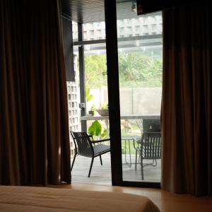 Χώρος καθιστικού στο BLOC by The Hectar Private Pool Villa Janda Baik