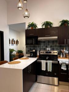 Kuchyň nebo kuchyňský kout v ubytování Secure Retreat Near SJO and 27, Ideal for Families