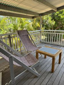 Μπαλκόνι ή βεράντα στο Syntax Cottage