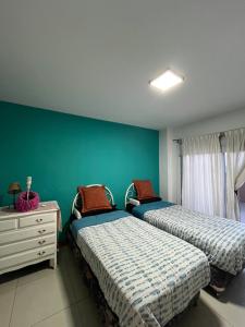 Ένα ή περισσότερα κρεβάτια σε δωμάτιο στο Lujoso y amplio departamento en alquiler