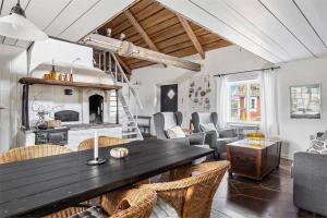 Kuchyň nebo kuchyňský kout v ubytování Eksgården Gårdshotell