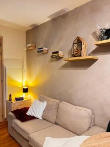 Χώρος καθιστικού στο La sosta del Sommelier