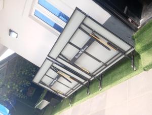 an overhead view of a group of metal bars on a building at Luxury 3 Bedroom Duplex at Thinkers Corner in Enugu