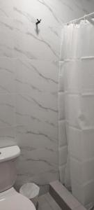 Koupelna v ubytování Los Pulpos