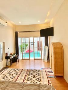 Μια τηλεόραση ή/και κέντρο ψυχαγωγίας στο Semasa Villa Purwokerto