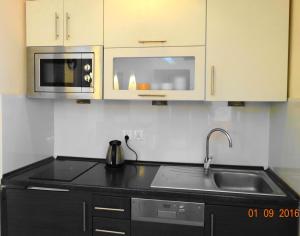 Kuchyňa alebo kuchynka v ubytovaní Apartament Kryształowy