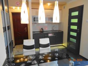 Kuchyňa alebo kuchynka v ubytovaní Apartament Kryształowy