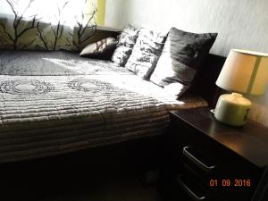 Posteľ alebo postele v izbe v ubytovaní Apartament Kryształowy
