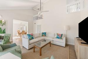 TV/trung tâm giải trí tại Hellenic Haven home