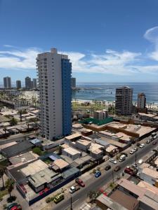 Nespecifikovaný výhled na destinaci Iquique nebo výhled na město při pohledu z apartmánu