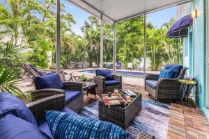 Χώρος καθιστικού στο Luna Flores