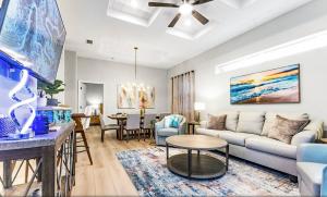 Χώρος καθιστικού στο Luna Flores