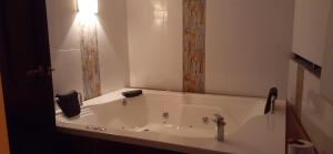 Phòng tắm tại Hotel Plazuela Real