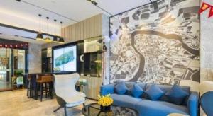 Posezení v ubytování Echarm Hotel Kunming High-speed Railway South Station Chunrong Street Metro Station