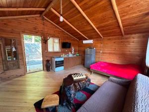 Køkken eller tekøkken på Mountain Garden Cottage