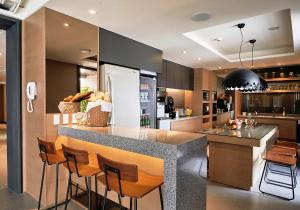 Dapur atau dapur kecil di Orange Hotel - Wenhua, Chiayi