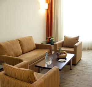Istumisnurk majutusasutuses Ein Kerem Hotel