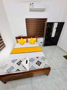 Postel nebo postele na pokoji v ubytování Mystery palace