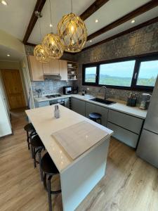 Η κουζίνα ή μικρή κουζίνα στο Casa Pangal Cahuil