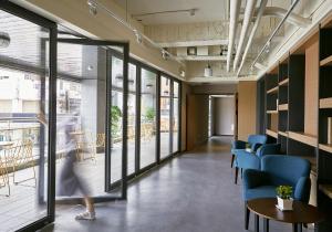 Ruang duduk di Orange Hotel - Wenhua, Chiayi