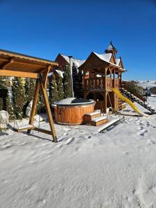 Pokoje Widok Szlembark v zimě