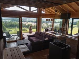 Posezení v ubytování Almtalblick + 18 fotografií