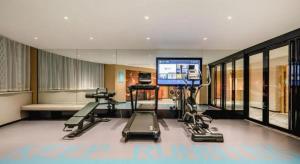 Fitness centrum a/nebo fitness zařízení v ubytování City Comfort Inn Nanning Guangxi University